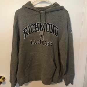 Men’s large Richmond lacrosse hooded sweatshirt